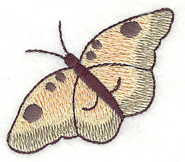 Picture of Moth Machine Embroidery Design