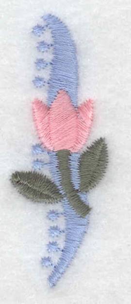 Picture of Fancy Floral Slash Machine Embroidery Design