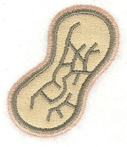 Picture of Peanut Applique Machine Embroidery Design