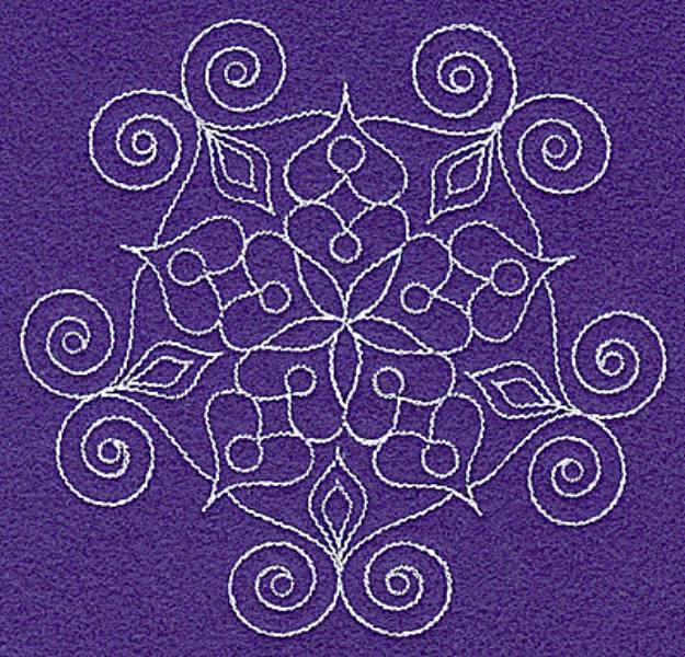 Picture of Rangoli Machine Embroidery Design