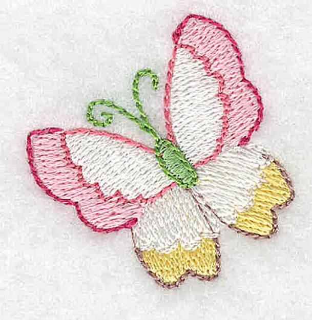 Picture of Dainty Butterfly Machine Embroidery Design