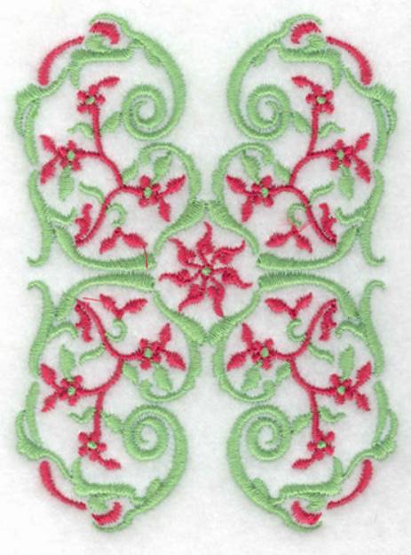 Picture of Floral Center Design Machine Embroidery Design