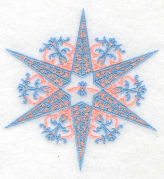 Picture of Star Design Machine Embroidery Design