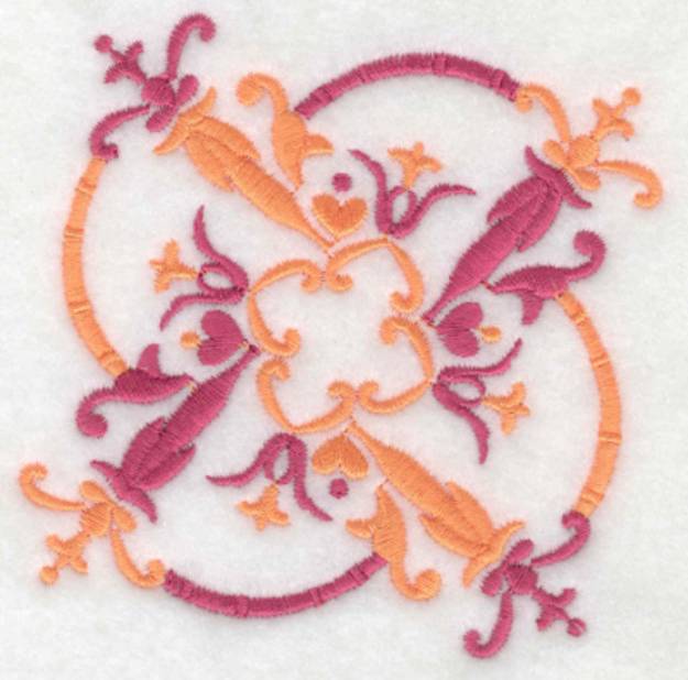 Picture of Swirled Design Machine Embroidery Design