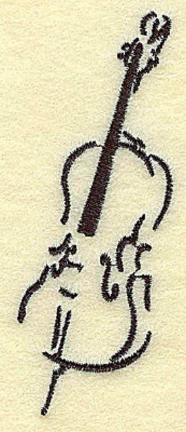 Picture of Cello Machine Embroidery Design