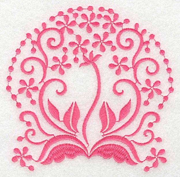 Picture of Floral Dome Machine Embroidery Design