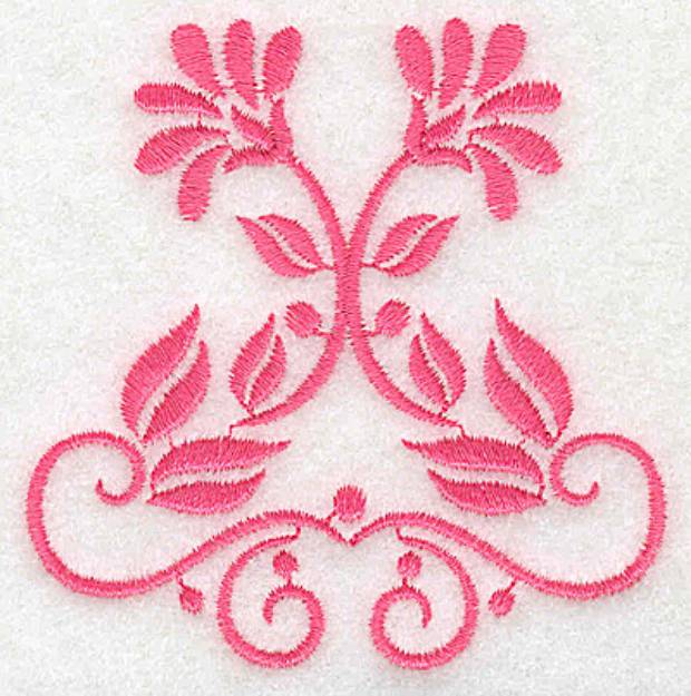 Picture of Floral Twins Machine Embroidery Design