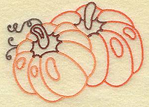 Picture of Pumpkins Machine Embroidery Design