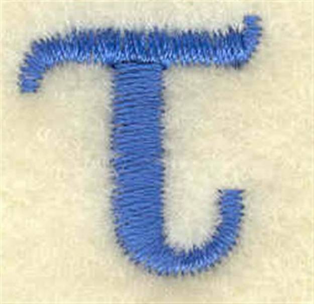 Picture of Tau Lower Case Small Machine Embroidery Design