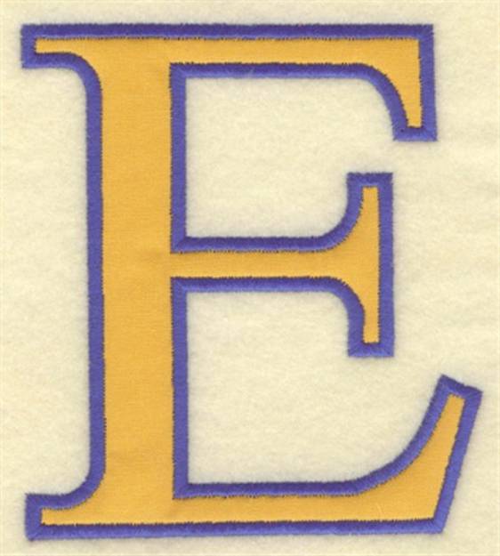 Picture of Epsilon Small Applique Machine Embroidery Design