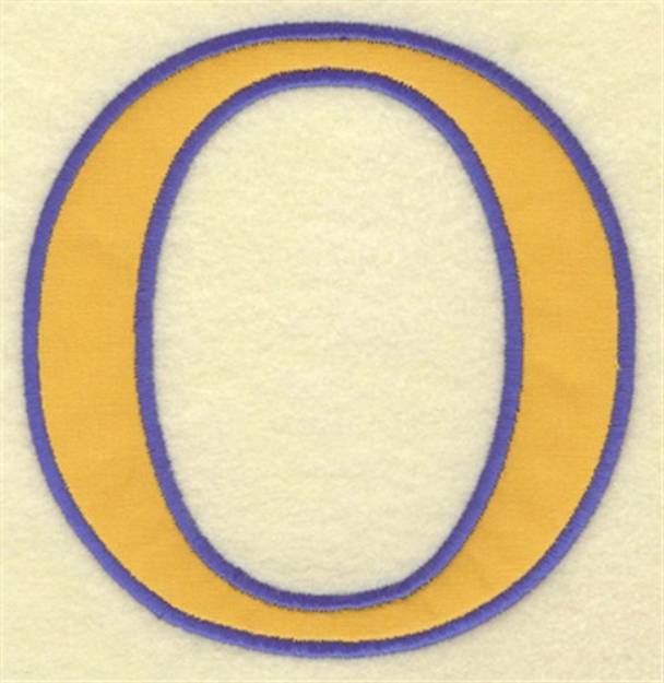 Picture of Omicron Small Applique Machine Embroidery Design