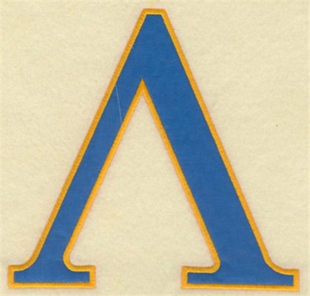 Picture of Lambda Large Applique Machine Embroidery Design