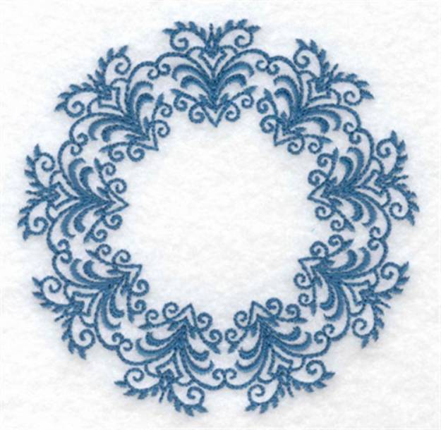 Picture of Pretty Circle Machine Embroidery Design