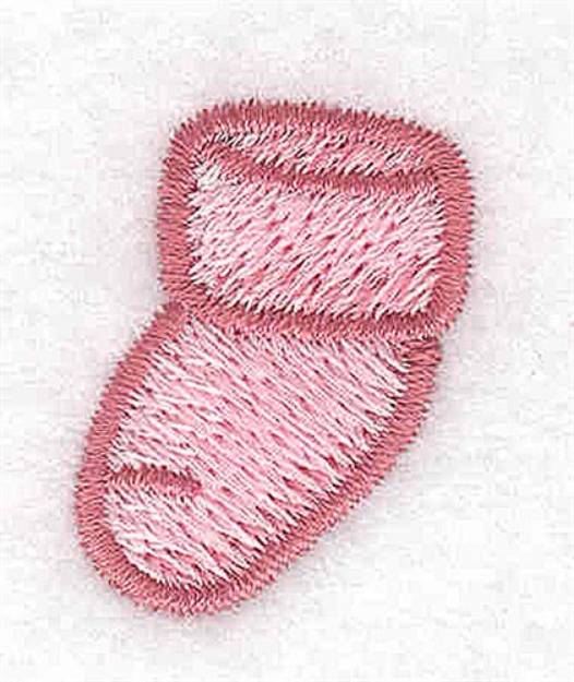 Picture of Girl Bootie Machine Embroidery Design