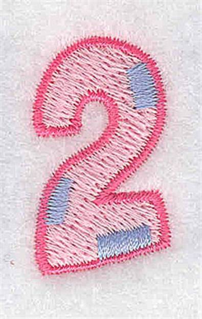 Picture of Baby Number 2 Machine Embroidery Design