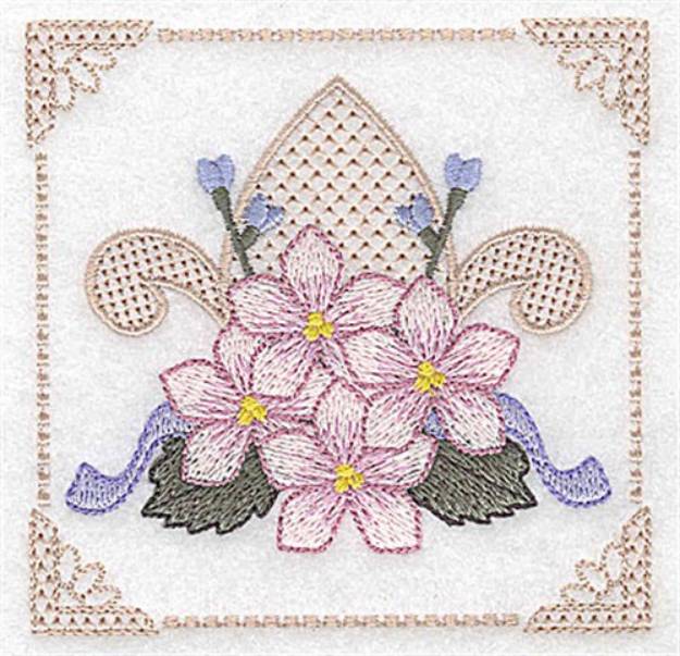 Picture of Floral Design Machine Embroidery Design