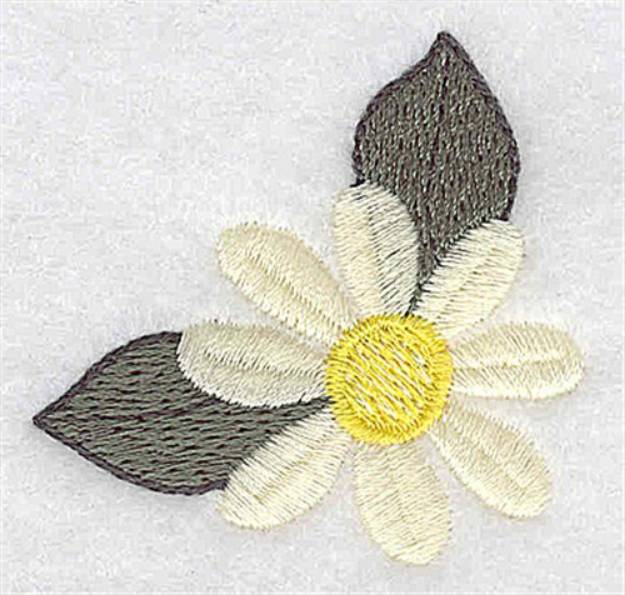 Picture of Single Daisy Machine Embroidery Design