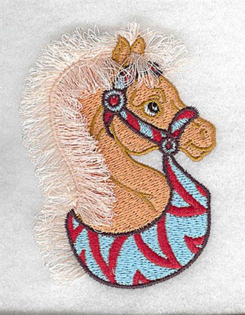 Picture of Fringe Carousel Horse Machine Embroidery Design