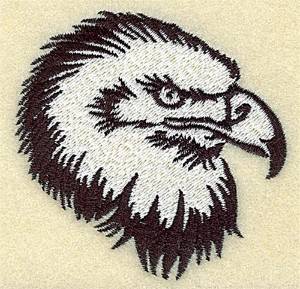 Picture of Bald Eagle Head Machine Embroidery Design