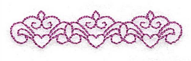 Picture of Heart Design Machine Embroidery Design