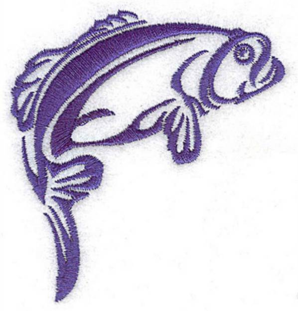 Picture of Koi Fish Machine Embroidery Design