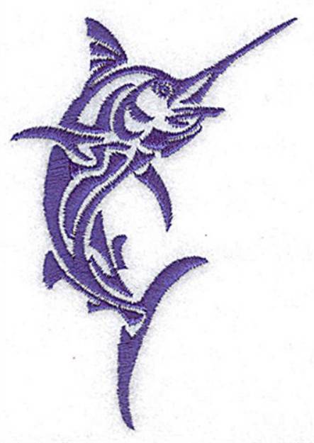 Picture of Marlin Fish Machine Embroidery Design