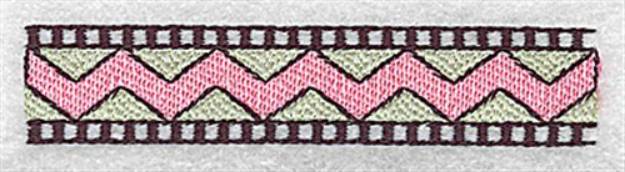 Picture of Zigzab Border Machine Embroidery Design