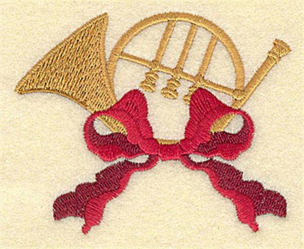 Picture of Christmas Bugle Machine Embroidery Design