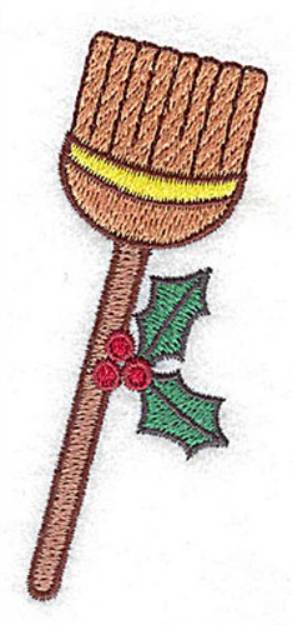 Picture of Broom Holly Machine Embroidery Design