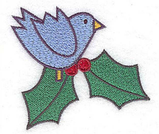 Picture of Bluebird Holly Machine Embroidery Design