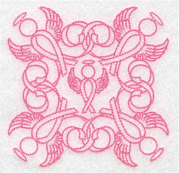 Picture of Angel Ribbons Machine Embroidery Design