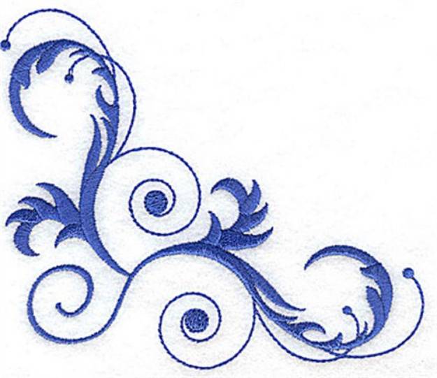 Picture of Baroque Swirl Machine Embroidery Design