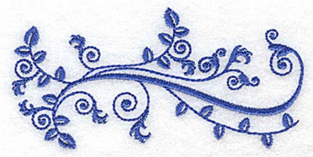 Picture of Baroque Leaves Machine Embroidery Design