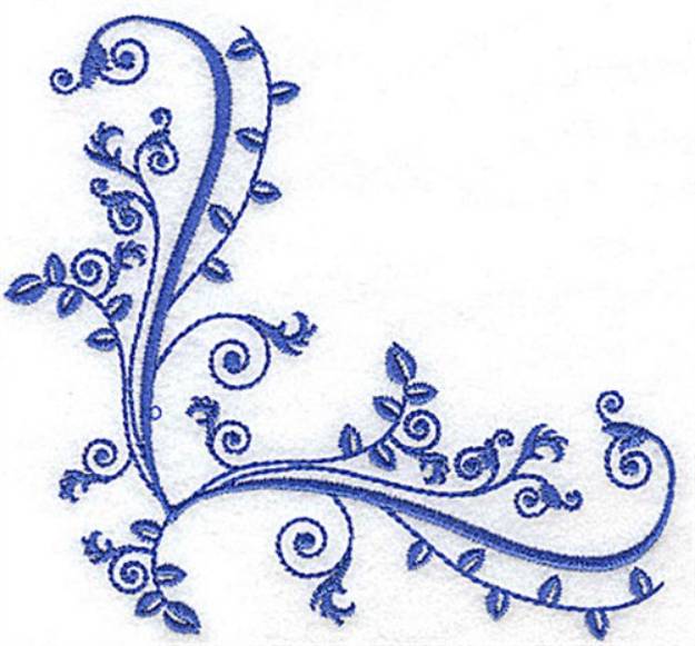 Picture of Baroque Corner Machine Embroidery Design