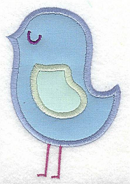 Picture of Bird Applique Machine Embroidery Design