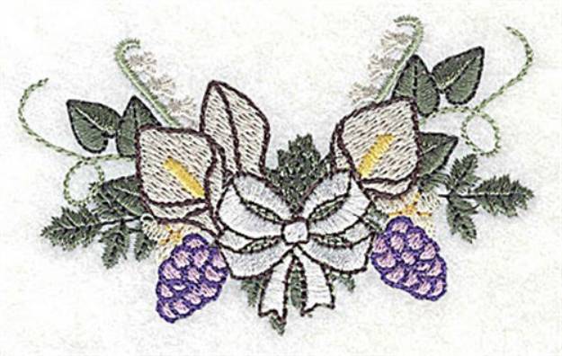 Picture of Lily Wedding Bow Machine Embroidery Design