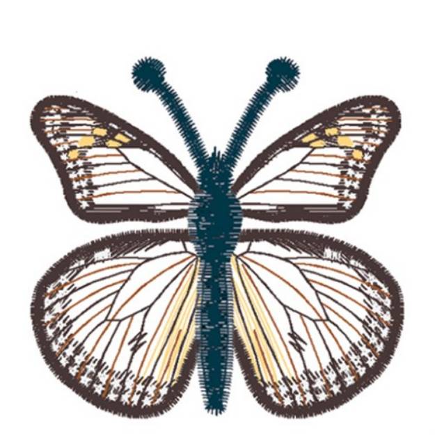 Picture of Monarch Butterfly Machine Embroidery Design