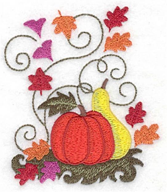 Picture of Pumpkin and Gourd Machine Embroidery Design