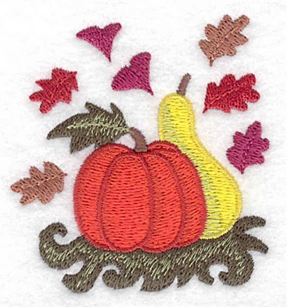 Picture of Pumpkin and Gourd Machine Embroidery Design