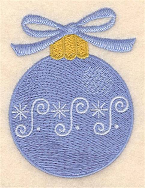 Picture of Christmas Bauble Machine Embroidery Design