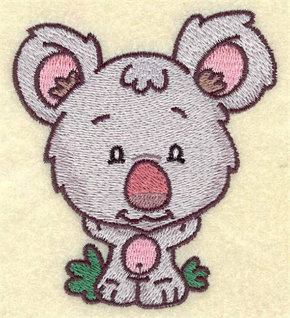 Picture of Koala Bear Cartoon Machine Embroidery Design