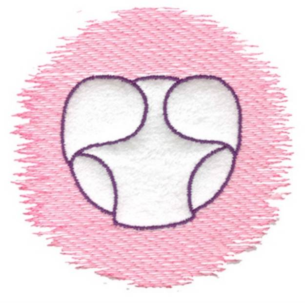 Picture of Trapunto Diaper Machine Embroidery Design