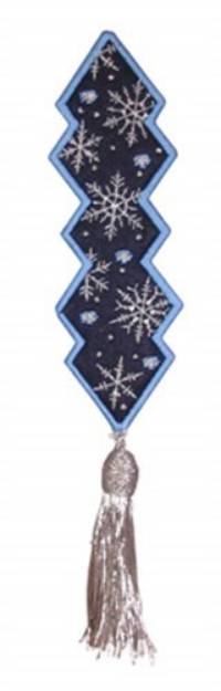 Picture of Bookmark 211 Snowflakes Machine Embroidery Design