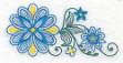 Picture of Elegant Floral Border Machine Embroidery Design