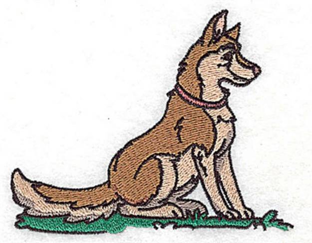 Picture of Farm Dog Machine Embroidery Design