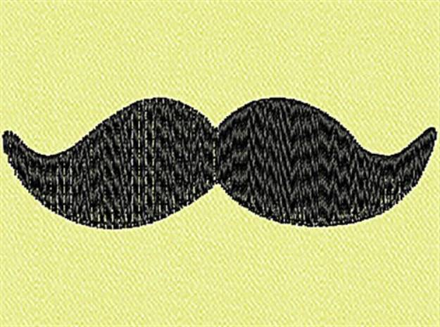 Picture of Thick Mustache Machine Embroidery Design