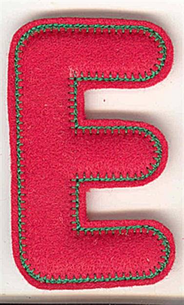 Picture of Puffy Felt E Machine Embroidery Design