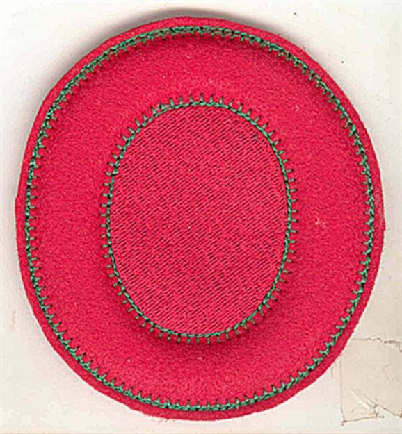 Picture of Puffy Felt O Machine Embroidery Design