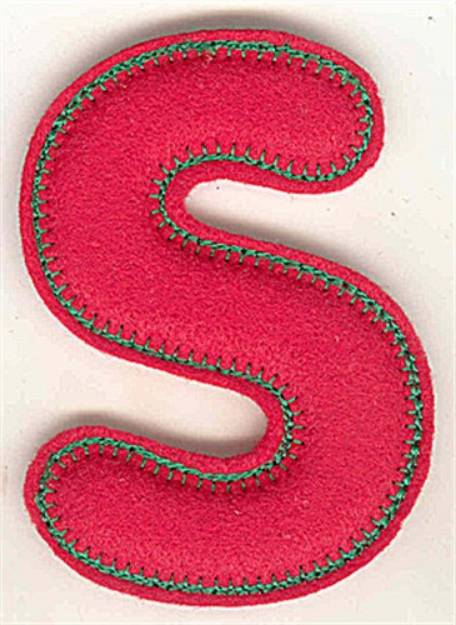 Picture of Puffy Felt S Machine Embroidery Design