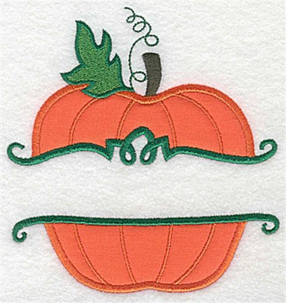 Picture of Pumpkin Applique Machine Embroidery Design